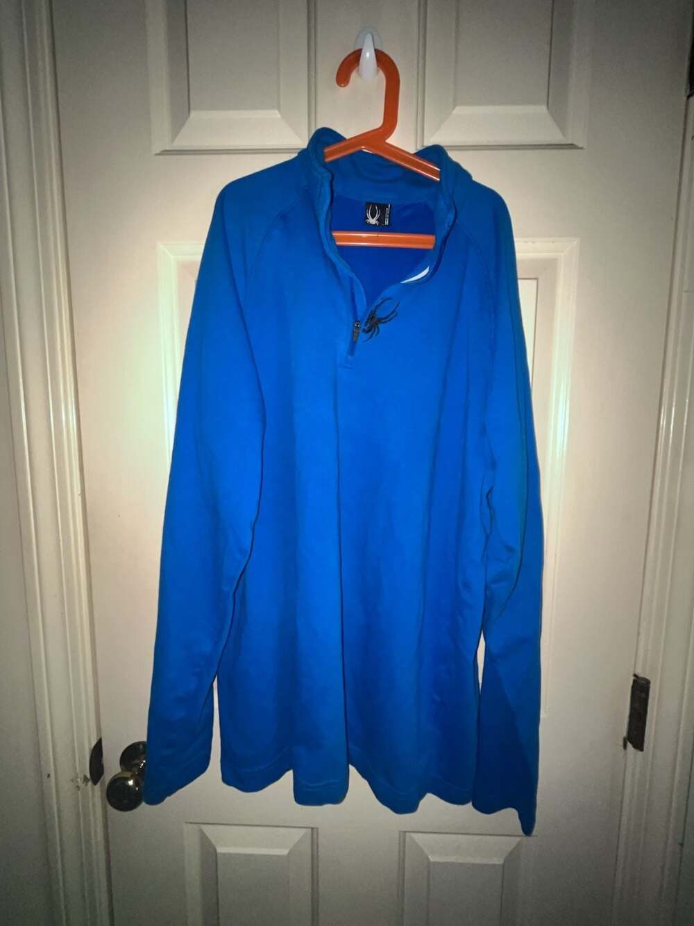 Spyder Men's Blue Half-Zip Pullover Sweatshirt Size L